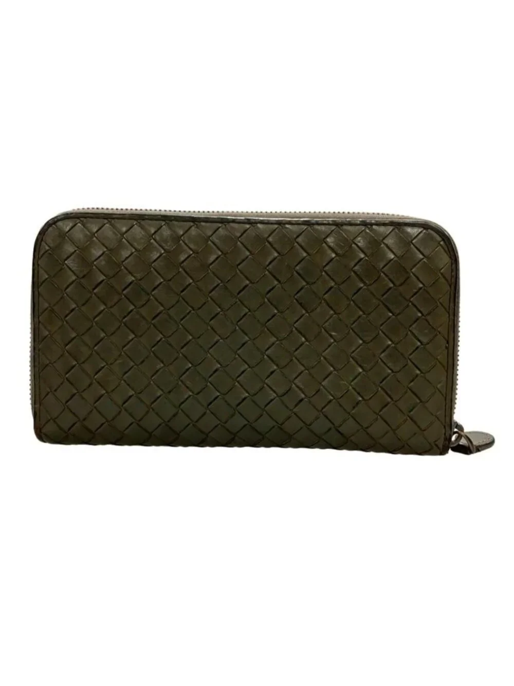 Bottega Veneta Zip Around Wallet Intrecciato
